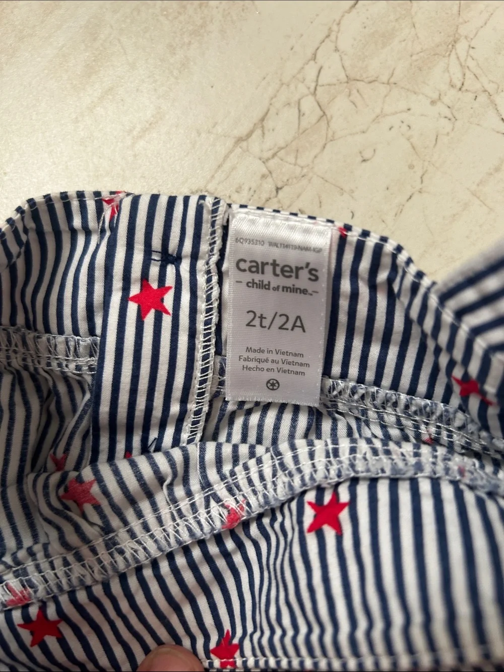 Carters toddler ruffle  4th of July set